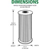 image:imageA O Smith 45x10 20Micron Universal Sediment Filter  AOWHPRELRP20Micron Sediment