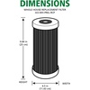 image:imageA O Smith 45x10 5Micron Carbon Sediment Water Filter  AOWHPRELRCP